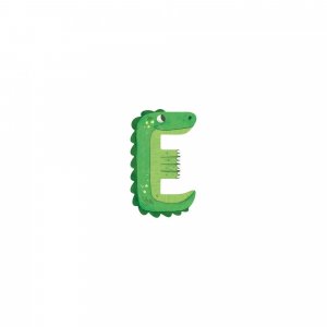 Lettre bois - e vert Moulin roty