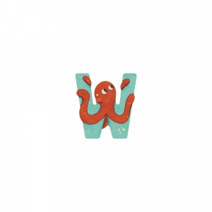 Lettre de l'alphabet en bois Moulin roty