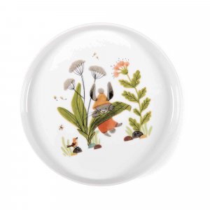 Set vaisselle 3 pièces en porcelaine trois petits lapins Moulin roty