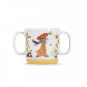 Set vaisselle 3 pièces en porcelaine trois petits lapins Moulin roty