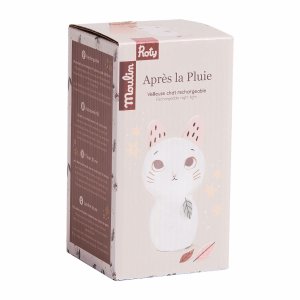 Veilleuse nomade après la pluie - chat Moulin roty