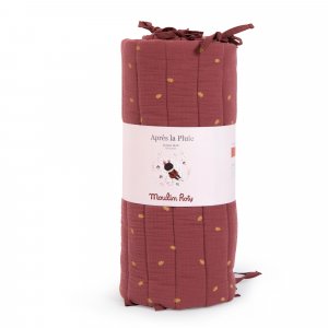 Tour de lit après la pluie - terracotta Moulin roty