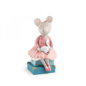 Tirelire enfant la petite école de danse - souris Moulin roty