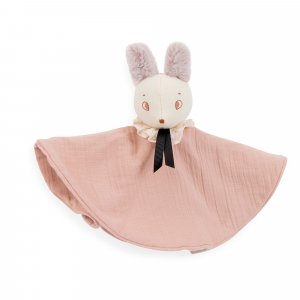 Doudou lange après la pluie - souris rose Moulin roty