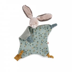 Doudou lapin trois petits lapins - sauge Moulin roty