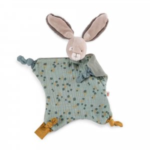 Doudou lapin trois petits lapins - sauge Moulin roty