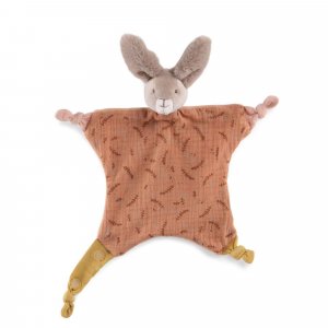 Doudou lapin trois petits lapins - argile Moulin roty