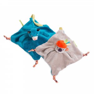 Doudou cache-cache dans la jungle - koala et panthère Moulin roty