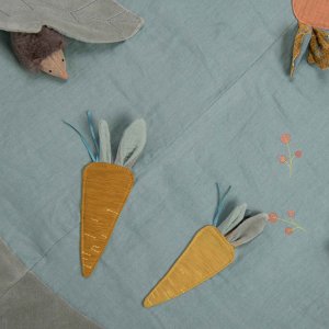 Tapis d'éveil trois petits lapins Moulin roty