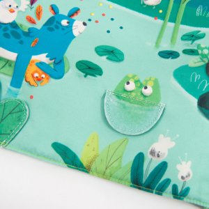 Grand livre d'éveil en tissu Moulin roty