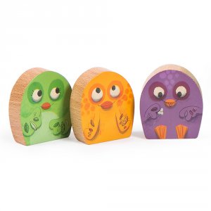 Cubes à empiler dans la jungle Moulin roty