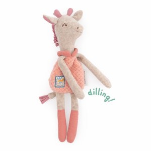 Peluche hochet sous mon baobab - girafe Moulin roty