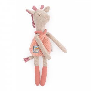 Peluche hochet sous mon baobab - girafe Moulin roty