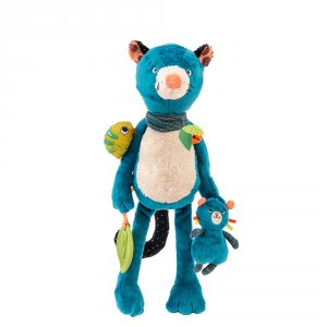 Peluche d'activités dans la jungle - panthère Moulin roty