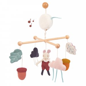 Mobile musical après la pluie Moulin roty