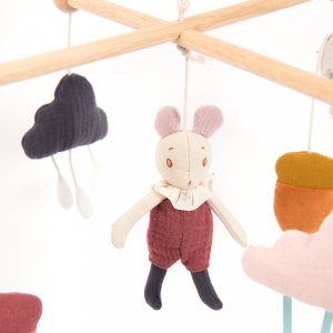 Mobile musical après la pluie Moulin roty