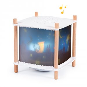 Lanterne magique connectée les moustaches Moulin roty