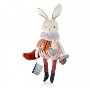 Peluche d'activités après la pluie - lapin Moulin roty