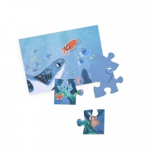 Puzzle phosphorescent les aventures de paulie - sous la mer 24 pièces Moulin roty