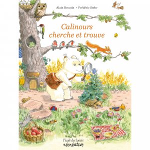 Livre calinours - cherche et trouve Moulin roty