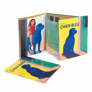 Livre chien bleu de nadja Moulin roty