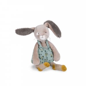 Peluche lapin 40cm trois petits lapins - sauge Moulin roty
