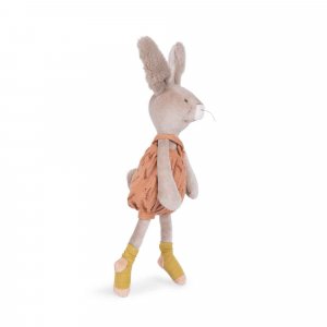 Peluche lapin 40cm trois petits lapins - argile Moulin roty