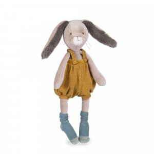 Peluche lapin 40cm trois petits lapins - ocre Moulin roty