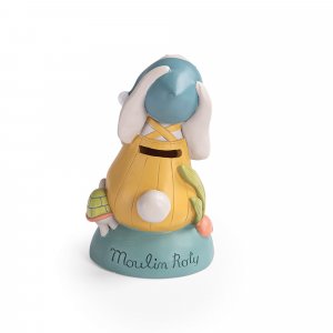 Tirelire enfant trois petits lapins - lapin Moulin roty