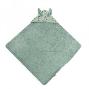 Cape de bain trois petits lapins - sauge Moulin roty