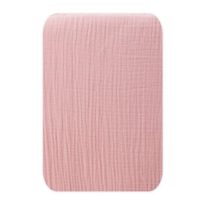 Drap housse lit bébé 70 x 140 cm après la pluie - rose