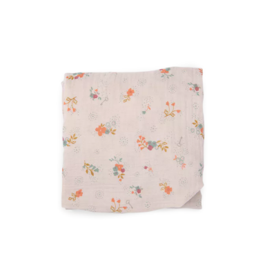 Drap housse lit bébé 70 x 140 cm la petite école de danse - fleurs