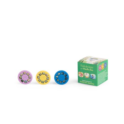Boîte de 3 disques pour lampe à histoires ecole des loisirs