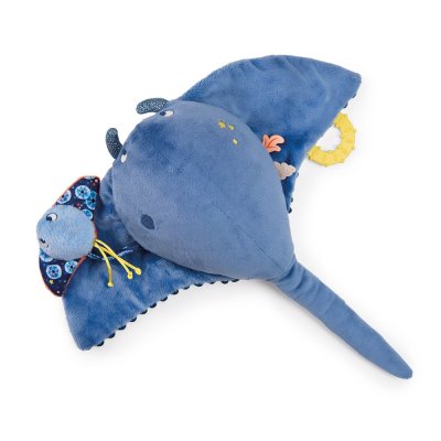 Grande peluche d'activités les aventures de paulie - raie