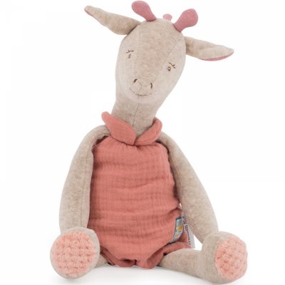 Peluche sous mon baobab - girafe bibiscus