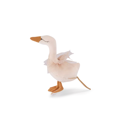 Hochet cygne la petite école de danse - crème