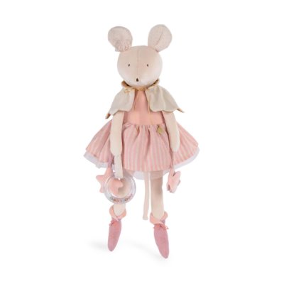 Grande peluche d'activités la petite école de danse - souris