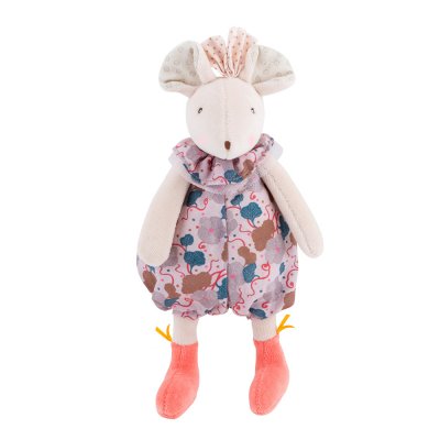Peluche Souris Fois Une Roty Rose Hochet Était Sur Bébé Moulin Il De DHeYE29IW