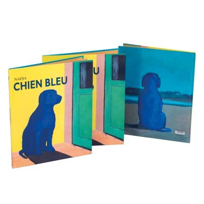 Livre chien bleu de nadja