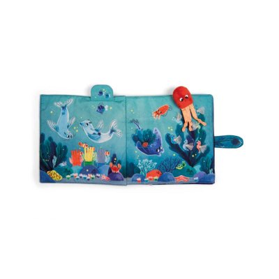 Grand livre d'éveil en tissu les aventures de paulie