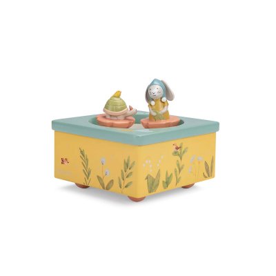 Boîte à musique trois petits lapins