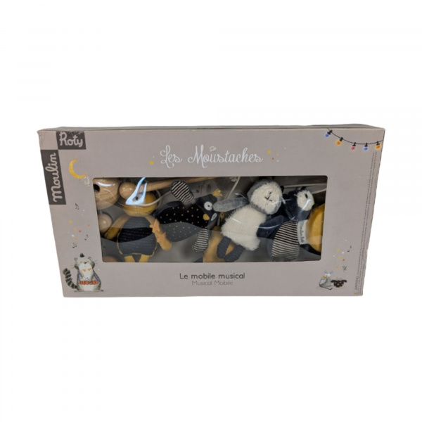Les imparfaits - mobile musical les moustaches Moulin roty