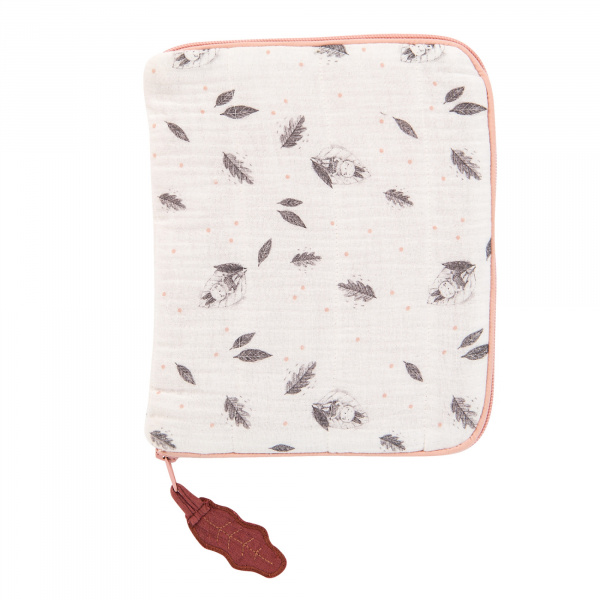 Protège carnet de santé après la pluie - crème Moulin roty