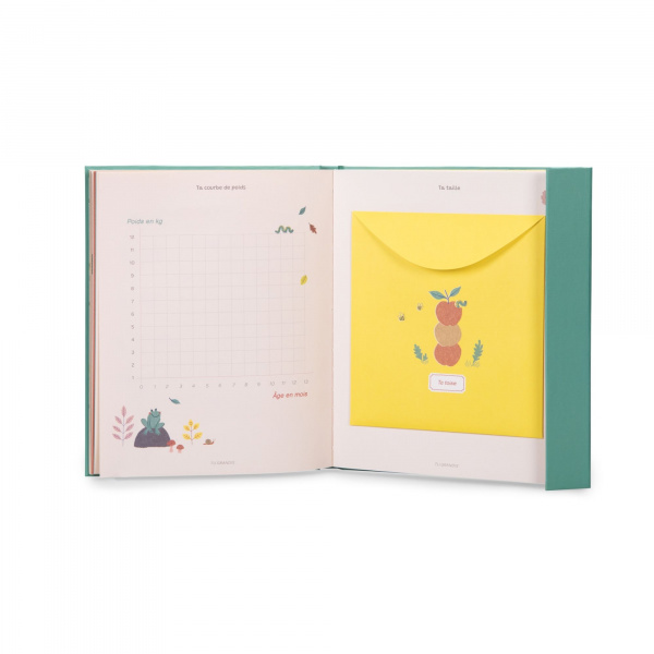 Livre de naissance pomme des bois Moulin roty