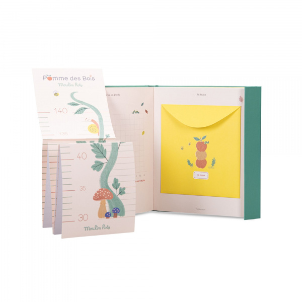 Livre de naissance pomme des bois Moulin roty