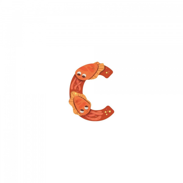 Lettre bois - a bleu Moulin roty