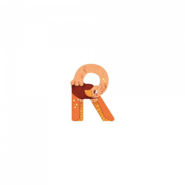 Lettre bois - a bleu Moulin roty