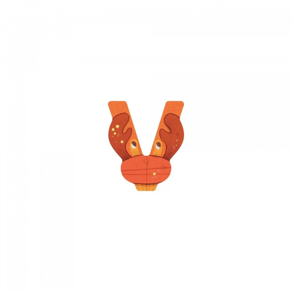 Lettre bois - v orange Moulin roty