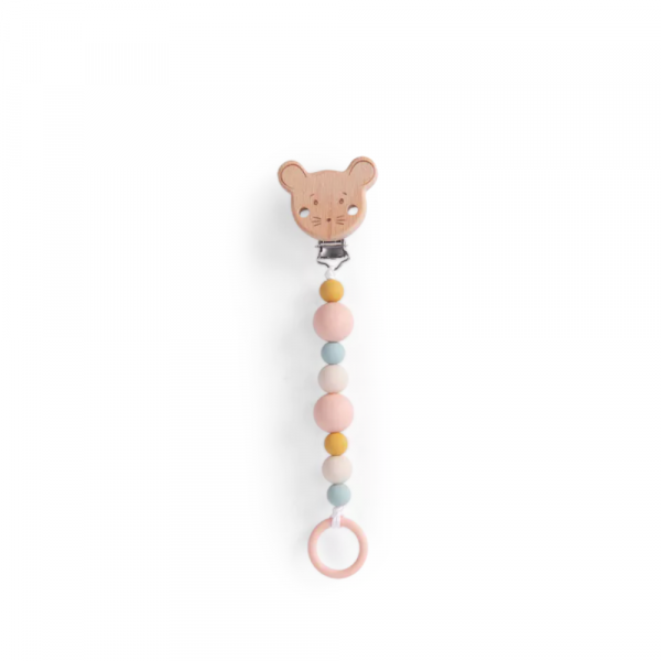 Attache tétine sous mon baobab - lion Moulin roty