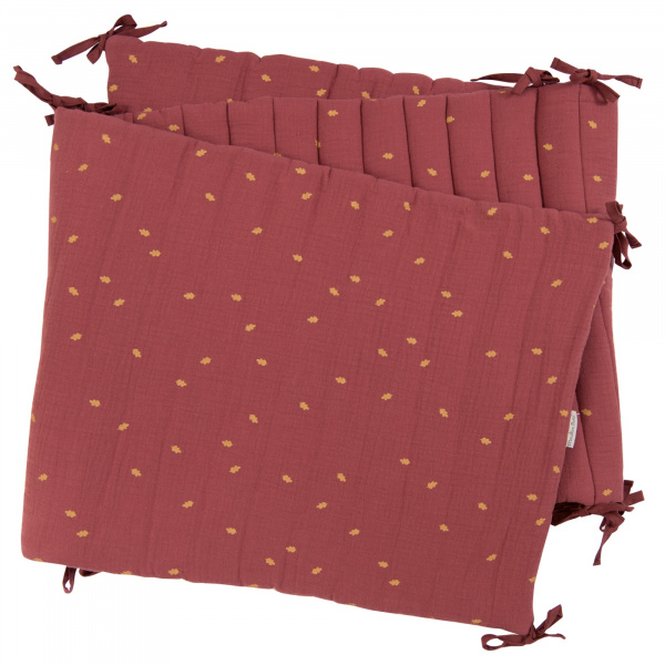 Tour de lit après la pluie - terracotta Moulin roty